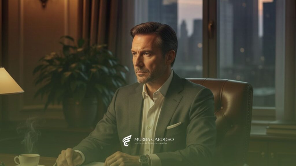 O Sequestro Hormonal do Executivo: Por que o Cortisol está roubando sua Testosterona